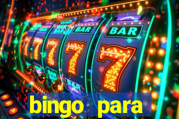 bingo para despedida de solteira para imprimir